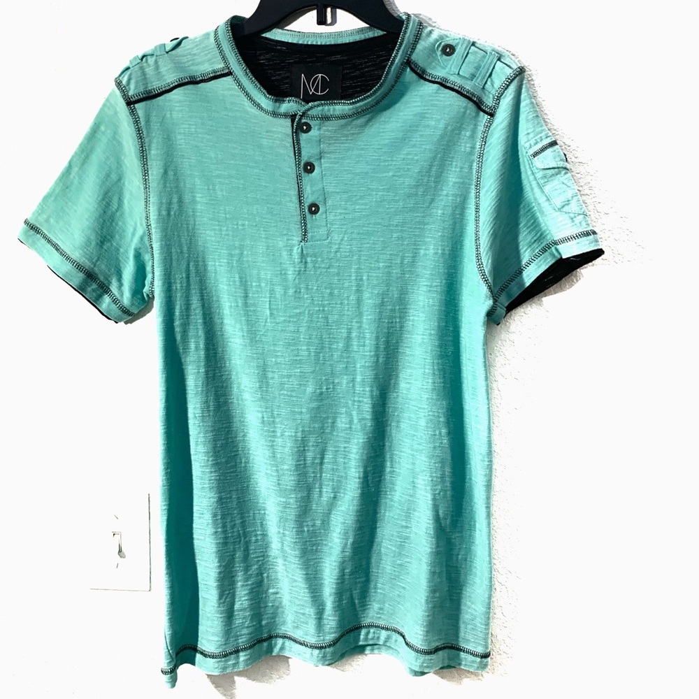 Modern Culture Botton Down Turquoise Shirt